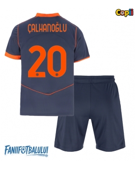 Inter Milan Hakan Calhanoglu #20 Echipament de Fotbal Replică 2025-26 Copii Treilea (+ Șorturi)